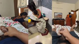 Hot Bachelor Hotel Maid Aunty Watches Me Flash Dick Leak Video’s
