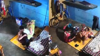 Hot Tamil Wife Fucking With Husband CCTV Cam Captured