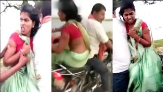 Tamil Dusky Couple Caught Village People by Outdoor Sex