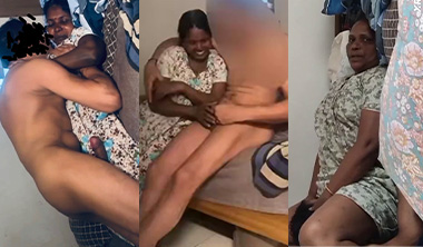 Old Maid Aunty Sucking Dick Fucking by House Owner